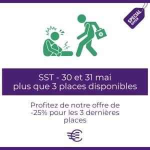 SST - Formation SST sur Aix en Provence 3 places disponibles avec une offre spéciale de - 25%